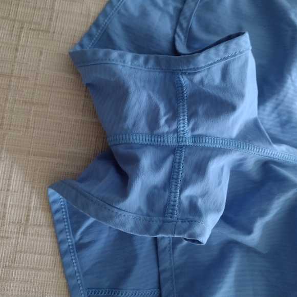 Ivivva by Lululemon Kids Speedy Shorts Blue Girls Size 12 Athletic Activewear - Picture 7 of 11